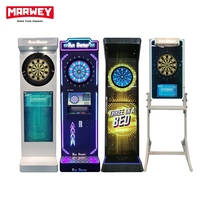 Marwey Machine de jeu de fléchettes d'arcade électronique commerciale à pièces populaire Machine de jeu de fléchettes de divertissement de sport d'intérieur