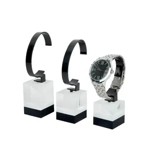 Multi-style Acrylic Watch Display Stand Jewelry Bracelet Rack C-ring Watch Display Holder Wrist Watch Display Stand For Store