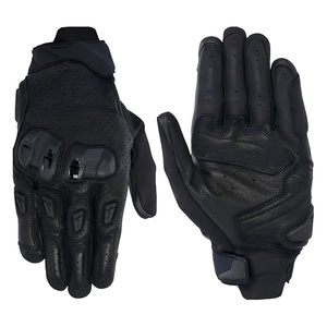 <span class=keywords><strong>Gants</strong></span> de <span class=keywords><strong>moto</strong></span> de course à protection intégrale des doigts et des articulations, en cuir perforé, compatibles écran tactile, pour motocross et motard - Product Image 4