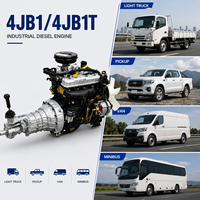 Ensemble moteur diesel Isuzu 4JB1 avec boîte de vitesses 4x4, 68 kW, 3600 tr/min, démarrage électrique, pour pick-up et camionnette légère