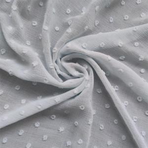 Stock 100% polyester froissé tissu mousseline à pois <span class=keywords><strong>suisse</strong></span> jupe robe foulard musulman - Product Image 3