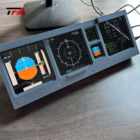 Unidad de Control de Cabina con Funciones Completas para Airbus A320, Pantalla LCD de Instrumentos, Piezas de Hardware Profesionales para Simulación de Vuelo en Interiores