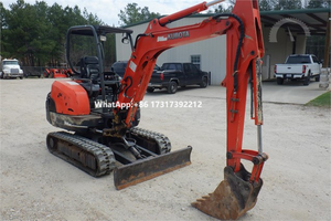 Excavatrice sur chenilles d'occasion de marque japonaise de premier plan KX91-3, mini-excavatrice sur chenilles de 3,3 tonnes, marque de premier plan KX91-3 - Product Image 4