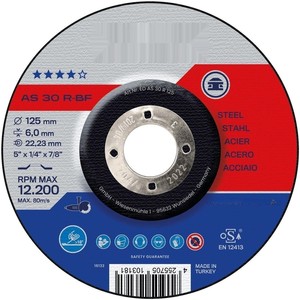 Disco abrasivo portatile, 30 cm, ad alte prestazioni, sbavatura rapida, ideale per metallo e acciaio, adatto per lavori di - Product Image 1