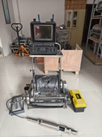 Sonda de cámara con pantalla LED dual, detección de fondo de pozo de 10 pulgadas para inspección de pozo profundo, inspección NDT de agua