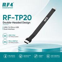 Adaptateur d'interface RF-TP20 2-en-1 USB-C et Android A-Tail, durable et anti-fusion, accessoire indispensable pour la maintenance des téléphones portables