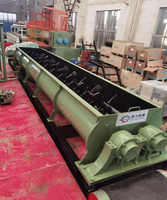 Mélangeur à pales double arbre KL avec moteur pour ligne de production de briques en argile et machine à fabriquer des blocs creux 380V