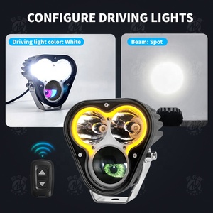 ไฟหน้า LED ตกแต่งรถมอเตอร์ไซด์ไฟ LED ตัดหมอกระบบไฟออฟโรดรถบรรทุกตกแต่ง - Product Image 3