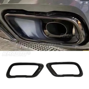 Kit de decoración para la salida de escape del coche, embellecedor de la carrocería para BMW X5 X6 X7 G05 G06 G07 2019-2024, embellecedor decorativo para el revestimiento de la salida de escape trasera - Product Image 1