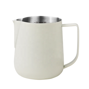 NIBU 700ML Brocca per <span class=keywords><strong>Latte</strong></span> in Acciaio Inox per Espresso e <span class=keywords><strong>Latte</strong></span> Art, Caraffa per Montare il <span class=keywords><strong>Latte</strong></span> - Product Image 6