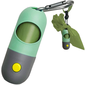 QUCHONPET 친환경 럭셔리 개 똥 디스펜서 백 홀더 고양이 애완 동물 공급을 위한 LED 손전등이있는 다기능 - Product Image 4