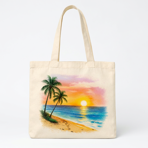 Sacs fourre-tout en coton réutilisables personnalisés avec logo imprimé en sérigraphie, poignées d'épaule, pour le shopping et les cadeaux, vente en gros - Product Image 1