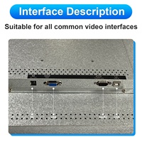 Monitor Táctil Capacitivo de 19 Pulgadas con Relación de Aspecto 4:3 e Interfaz USB para Máquinas de Juego - Nuevo