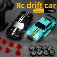 Voiture de course télécommandée transfrontalière haute vitesse à drift, rechargeable, livraison gratuite, 2,4 GHz, 4x4, pour usage intérieur, à partir de 14 ans