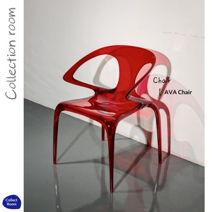 Chaise de salle à manger en acrylique transparent AVA, luxe léger, design italien haut de gamme, mobilier d'intérieur Roche Bobois - Product Image 2