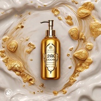 Gel Douche Exfoliant Éclaircissant Parfum Bois de Santal 24 carats Or Pur, Bain Moussant OEM à Prix Abordable