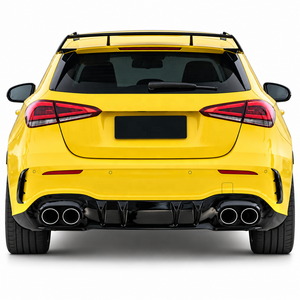 รถกันชนด้านหลังลิปท่อไอเสีย Tip Diffuser สำหรับ Mercedes <span class=keywords><strong>Benz</strong></span> W177 A180 A200 <span class=keywords><strong>A250</strong></span> A35 A45S AMG 2020 + - Product Image 3