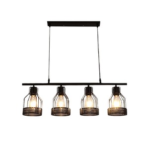 Американский Ретро Железный кулон промышленный стиль люстра длинная полоса лампа для ресторана бар креативный промышленный кулон свет - Product Image 6