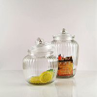 Bocaux en verre en gros pour cornichons, bocaux de conservation alimentaire, bocaux pour huile de piment, bocaux Mason, bocaux à miel avec couvercles