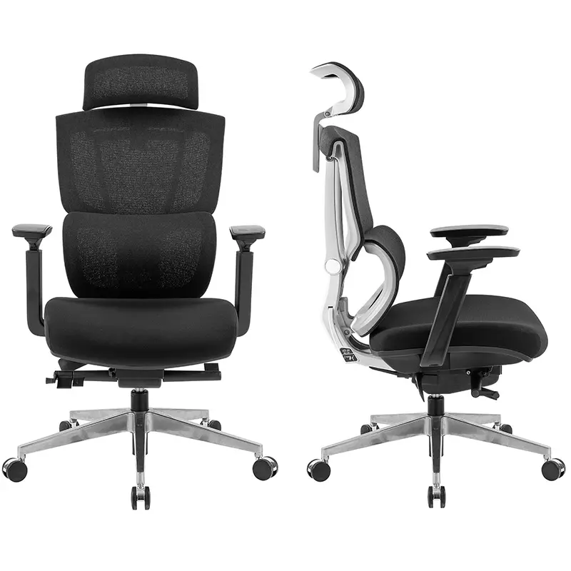 Commercial Furniture 4D Armrest Height Adjustable High Back Executive Office Chair Ergonomic