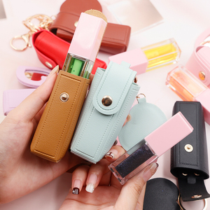 <span class=keywords><strong>Estuche</strong></span> de labios al por mayor con bolsa de cosméticos de espejo Bolsa de maquillaje de almacenamiento de labios Lápiz labial de <span class=keywords><strong>mujer</strong></span> Aceite de labios - Product Image 5