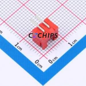 BX-XH2.54-2PWZ-R Wire-to-Board Pin Header Bent Lead Through Hole,P=2.54mm Connector 1x2P 2.5mm Right Angle Insert XH - Product Image 2