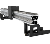 Portique en aluminium accessoires de machine de découpe laser à fibre cnc pièces d'équipement laser poutre de portique en aluminium