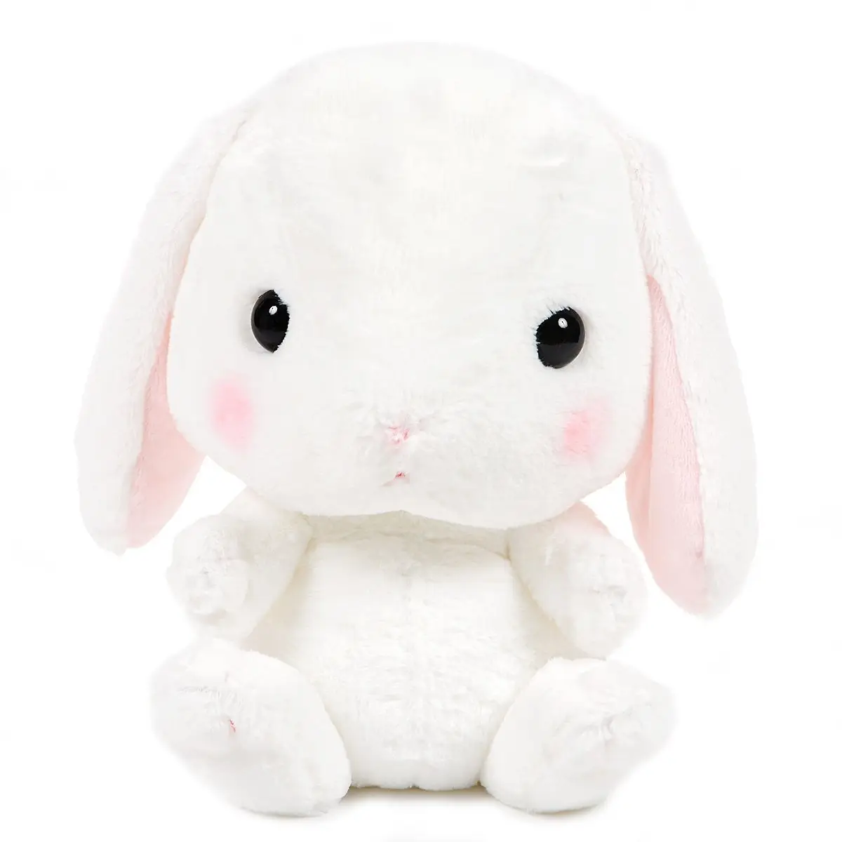 Toptan yumuşak peluş oyuncaklar çocuklar için sevimli tavşan bebek oturan yavru tavşan dolması hayvanlar peluş bebek oyuncakları