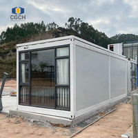 Maison préfabriquée en conteneur CGCH de 20 pieds, Australie, maison mobile en conteneur en kit, mini-maison avec salle de bain, maison en conteneur pliable