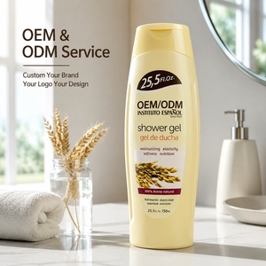 Gel Douche Hydratant OEM à l'Avoine 100% Naturelle, Adoucissant & Nourrissant, Lot de 2 x 25,5 FL Oz, Nettoyant Corporel Stimulant l'Élasticité - Product Image 2