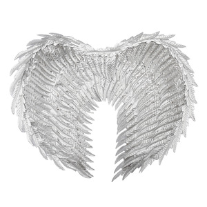 Accessoires de costume de cosplay d'Halloween, grandes ailes d'<span class=keywords><strong>ange</strong></span> dorées et argentées, bandeau d'<span class=keywords><strong>ange</strong></span>, ensemble de 2 pièces - Product Image 4