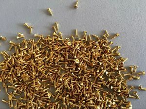 <span class=keywords><strong>Viti</strong></span> Autofilettanti in Ottone Massiccio M2.5x6 <span class=keywords><strong>per</strong></span> Artigianato in <span class=keywords><strong>Legno</strong></span>, Cerniere, Chiusure, Maniglie, Porte e Mobili - Product Image 2