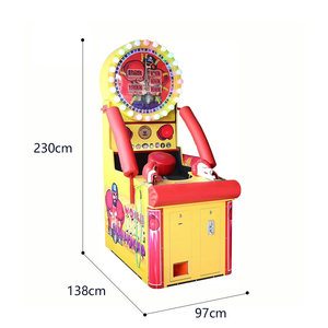 Machine de boxe d'arcade professionnelle de haute qualité, modèle Factory Boxing <span class=keywords><strong>Master</strong></span>, jeu d'arcade à cible compacte, à monnayeur, 1 joueur - Product Image 2