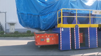 Robot de transport intelligent double véhicule OEM robuste de 80 tonnes pour levage de charge sur dos, AGV intérieur/extérieur pour usine de turbines éoliennes