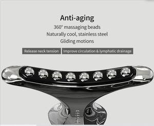 Hot Verkoop Guasha Gezicht Nek <span class=keywords><strong>Massager</strong></span> Zilveren Bal Fysieke Therapie Huid Lift Schrapen Rimpel Wallen Verminderen Persoonlijke Huidverzorging - Product Image 4