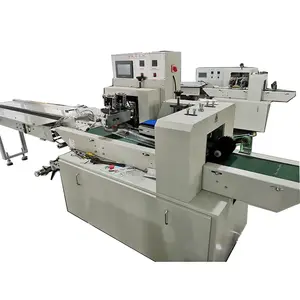 Automatic plastic paper straw straws stick bulk packaging packing wrapping machine
