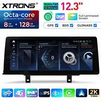Reproductor de Android para Auto de 12.3 Pulgadas para BMW Serie 3/4 con Sistema EVO, 8+128GB, Snapdragon 680, Pantalla 2K, 4G Global, CarPlay, CE-XTRONS