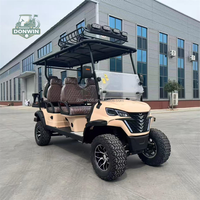 Voiturette de golf électrique 4 places haute performance avec sièges en cuir disponibles
