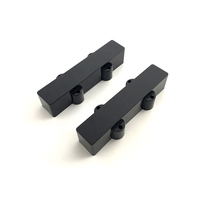 Grosir penutup Pickup Bass Jazz 4 senar gaya tutup plastik hitam putih untuk 4 senar JB bagian gitar Bass
