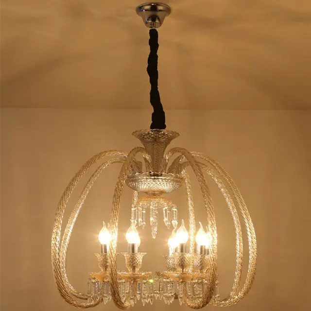 크리스탈 매달려 램프 유리 소재 아름다운 리에 럭셔리 크리스탈 램프 홈 조명 펜던트 램프