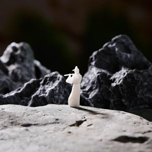 Phong cách cổ xưa hào hiệp trang trí nhỏ trong chậu bể cá vi cảnh vật liệu nhựa bức tượng thu nhỏ mô hình hào hiệp - Product Image 5