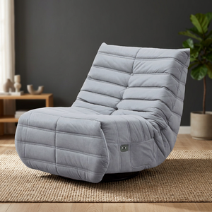 Sillón reclinable eléctrico moderno, giratorio, multifuncional, con función de balanceo. - Product Image 2