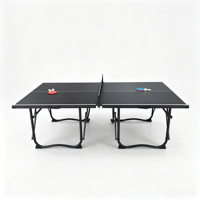 Table de tennis pliable pour l'intérieur et l'extérieur, taille officielle