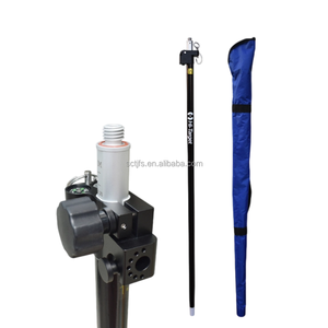 Poste topográfico de fibra de carbono universal 2,2 m tornillo de bloqueo telescópico RTK GPS poste para equipos topográficos - Product Image 2