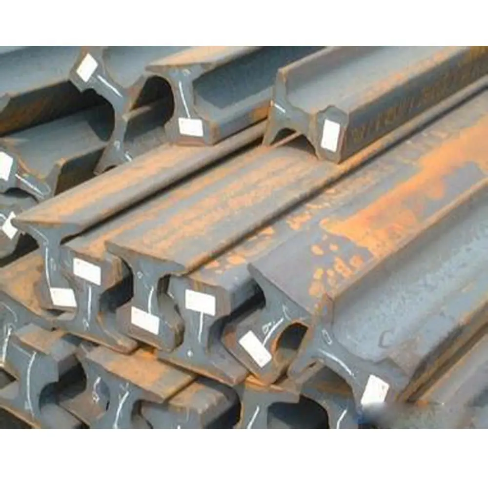 EN13674-1 قضبان سكك الحديد المعدنية الخردة المستخدمة مسار سكك الحديد المعدني 54E1/60E1 مواد السكك الحديدية الصلبة بسعر مناسب