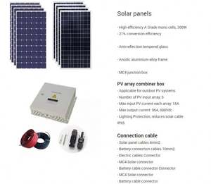 Estación de energía solar para el hogar y hotel, sistema híbrido montado en tierra de 10kw, 20kw, ce, 380v, 240v, 5 kw, fuera de red, 6kw, 8kva - Product Image 6