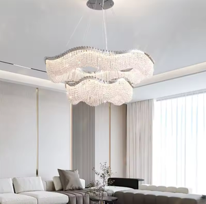 Zèle éclairage suspension lumières boîte de nuit maison lustre en cristal chinois moderne lumière - Product Image 2