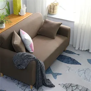 Stretch Sofa Slipcovers Fitted Furniture Protector Sofa Cover Stylish Fabric Cushion Covers