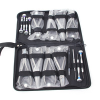 Jeu de Pinces pour Lunettes Optiques et Tournevis, Kit de Réparation de Lunettes avec Support d'Outils
