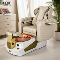 Chaise de massage pour manucure et pédicure QUHE EuropeanTouch, chaise de pédicure pour salon de manucure avec repose-pieds